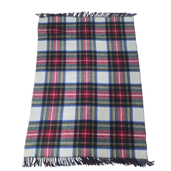 Vintage Saks Fifth Ave Wool Blanket - Picture 2 of 4